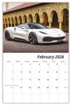 2026 Exotic Cars wall calendar