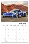 2026 Exotic Cars wall calendar