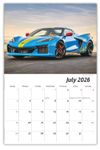 2026 Exotic Cars wall calendar