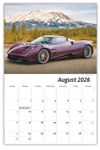 2026 Exotic Cars wall calendar