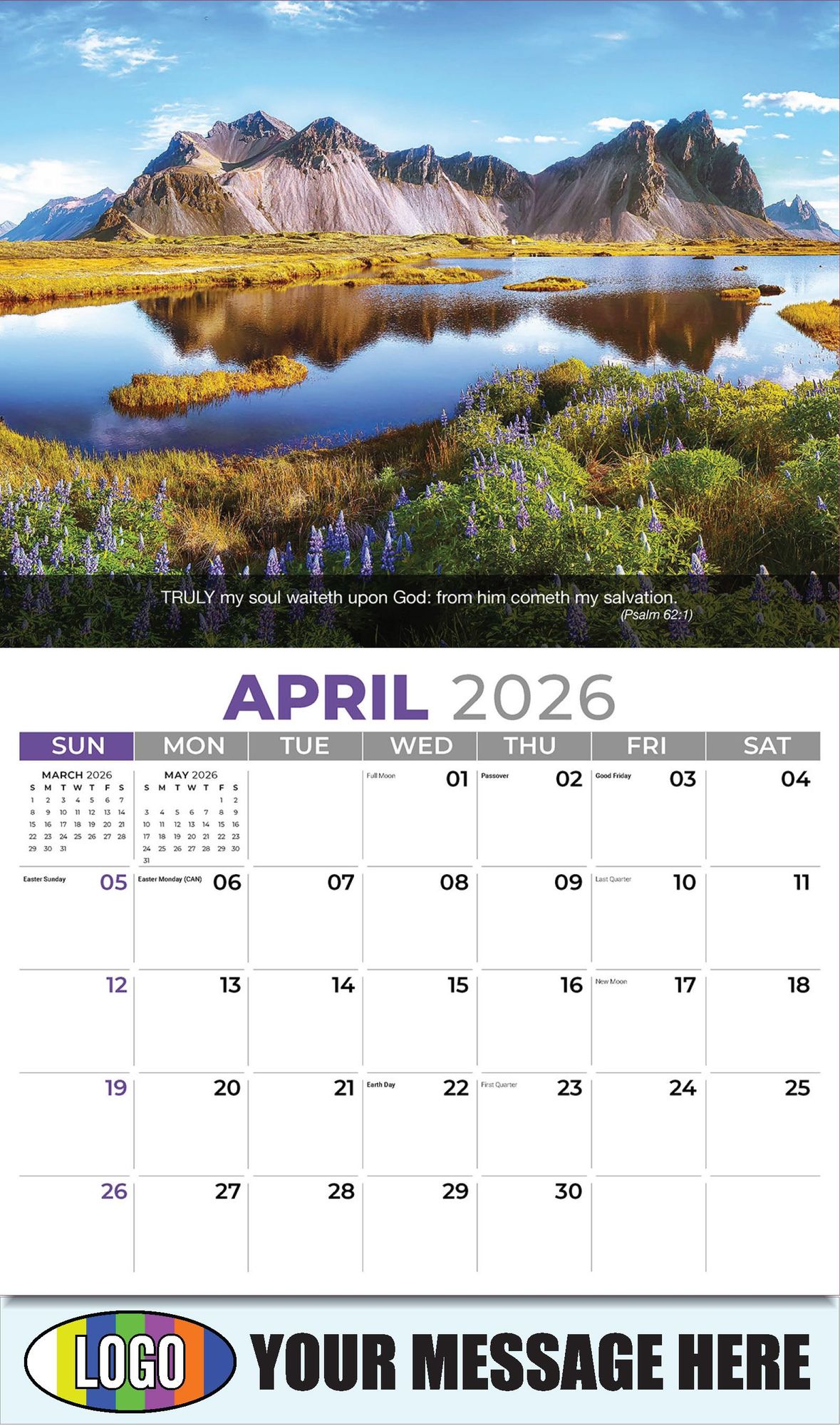 2026 Faith Passages Business Promotional Calendar