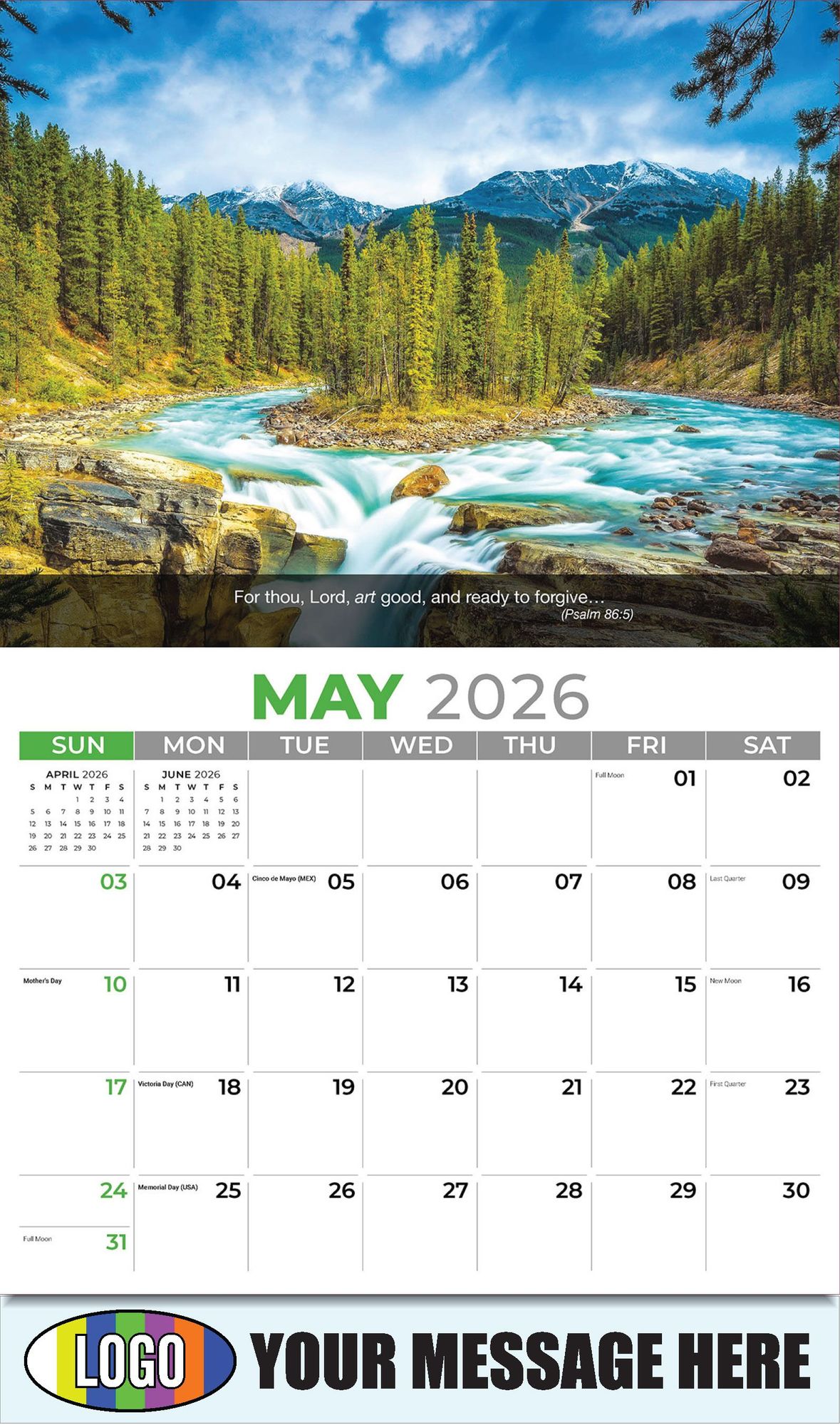 2026 Faith Passages Business Promotional Calendar