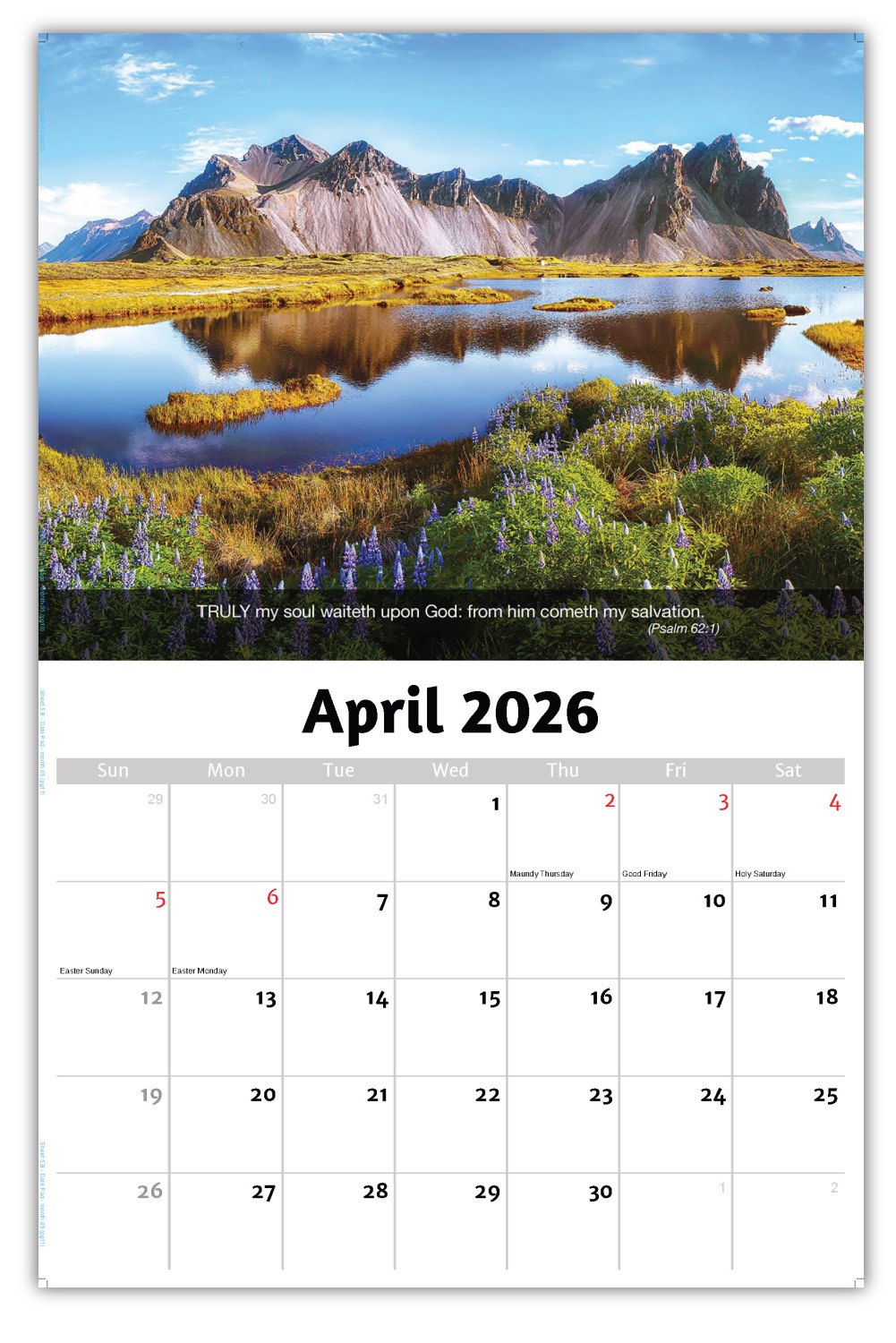 2026 Faith Passages wall calendar