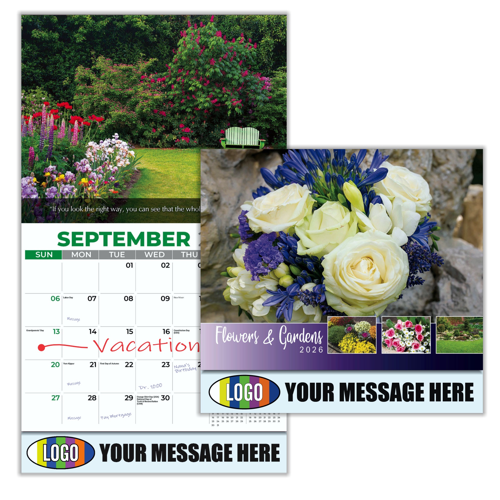 2026 Flowers and Gardens Business Promotional Calendar