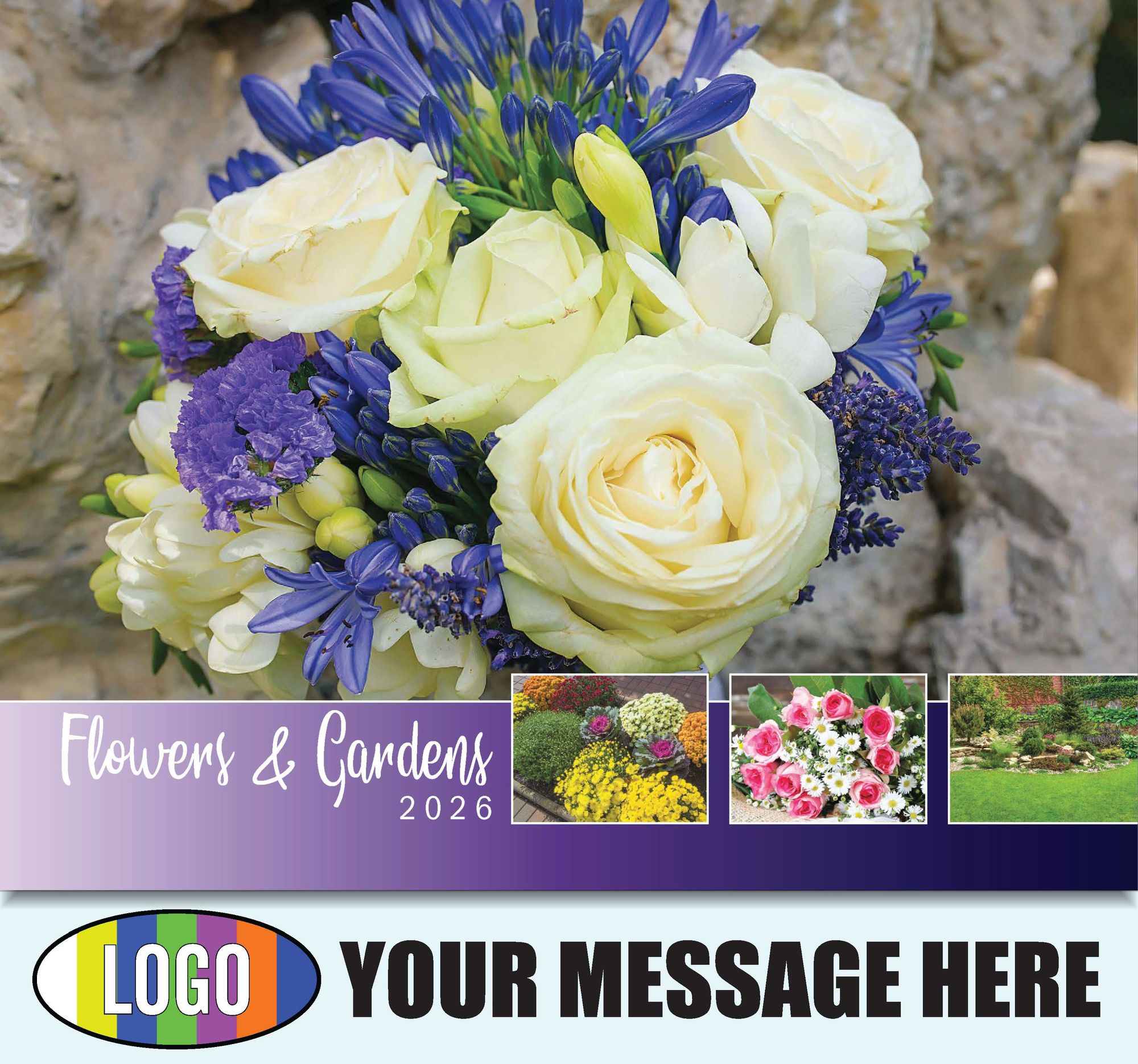 2026 Flowers and Gardens Business Promotional Calendar