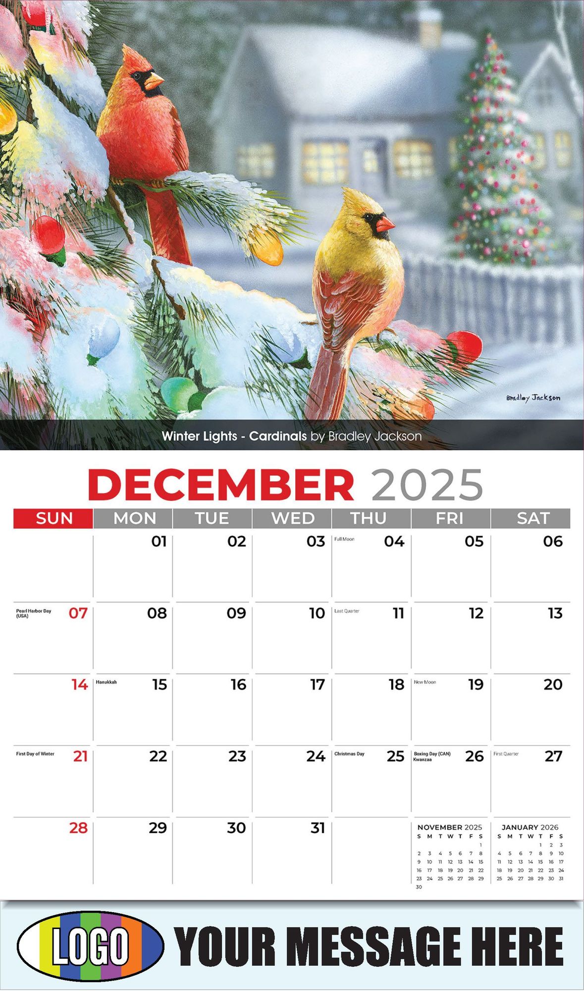 2026 Garden Birds Business Promotional Calendar