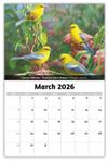 2026 Garden Birds wall calendar