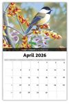 2026 Garden Birds wall calendar