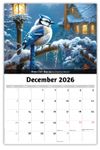 2026 Garden Birds wall calendar