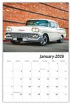 2026 Classic GM Cars wall calendar
