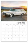 2026 Classic GM Cars wall calendar