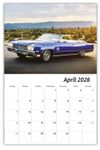 2026 Classic GM Cars wall calendar