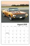 2026 Classic GM Cars wall calendar
