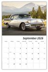 2026 Classic GM Cars wall calendar