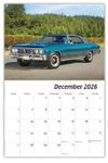 2026 Classic GM Cars wall calendar