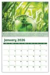 2026 Go Green wall calendar
