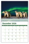 2026 Go Green wall calendar