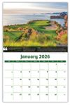 2026 Golf Tips, Quips and Holes wall calendar