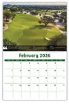 2026 Golf Tips, Quips and Holes wall calendar