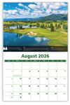 2026 Golf Tips, Quips and Holes wall calendar