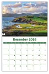 2026 Golf Tips, Quips and Holes wall calendar