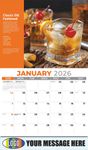 2026 Happy Hour Cocktails Business Promotional Calendar