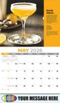 2026 Happy Hour Cocktails Business Promotional Calendar