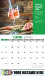 2026 Happy Hour Cocktails Business Promotional Calendar