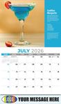 2026 Happy Hour Cocktails Business Promotional Calendar