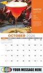 2026 Happy Hour Cocktails Business Promotional Calendar