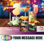 2026 Happy Hour Cocktails Business Promotional Calendar
