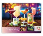 2026 Happy Hour Cocktails wall calendar