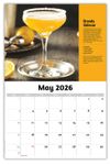 2026 Happy Hour Cocktails wall calendar