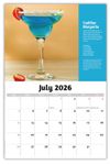 2026 Happy Hour Cocktails wall calendar