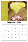 2026 Happy Hour Cocktails wall calendar