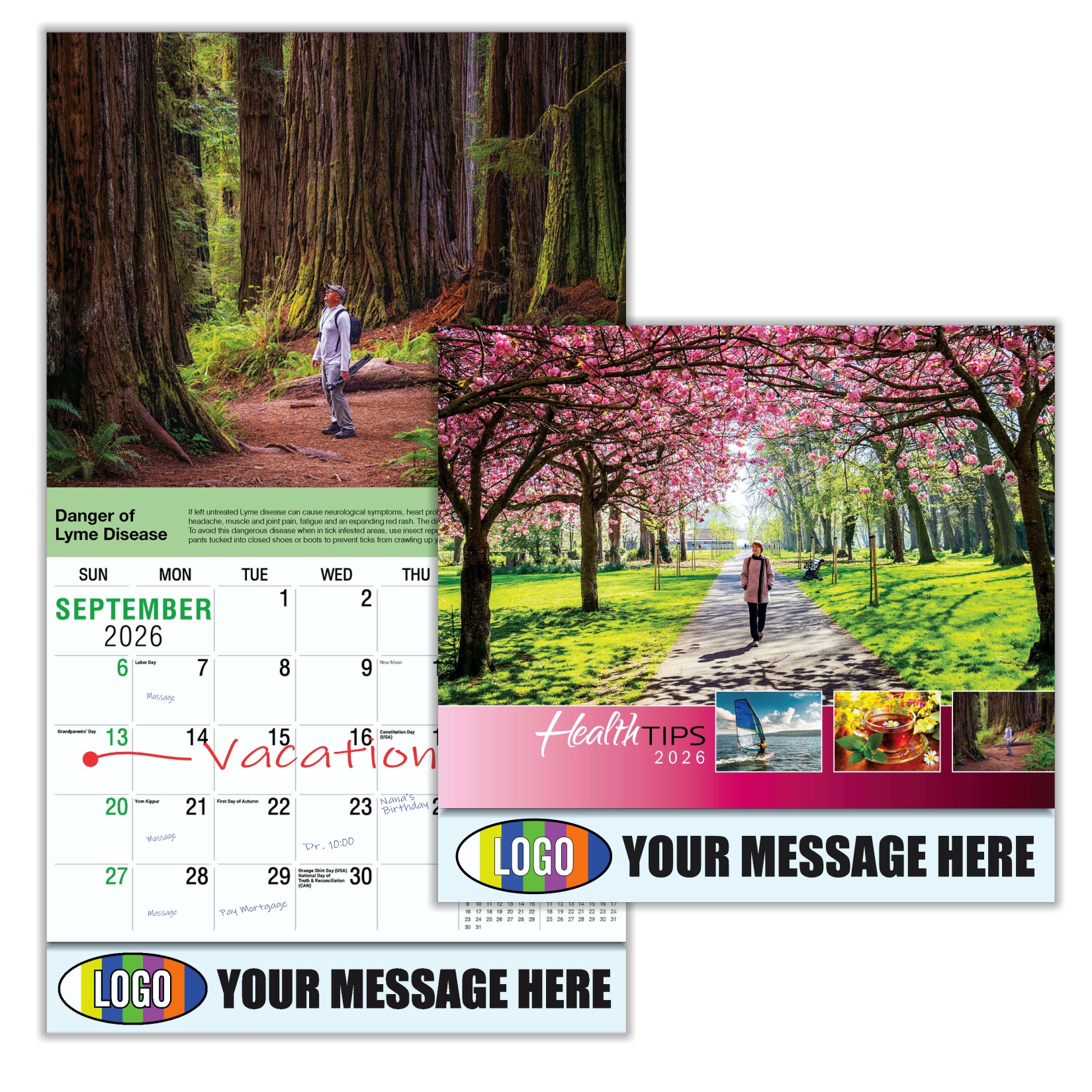 2026 Health Tips Business Promotional Calendar