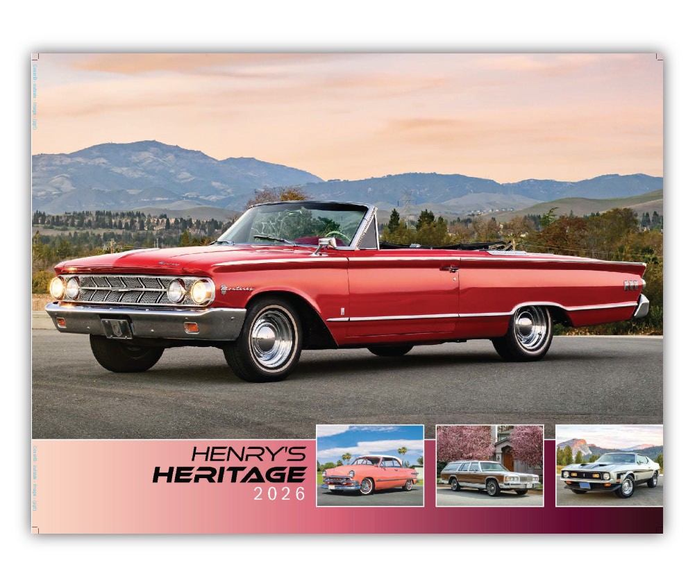 2026 Henry's Heritage - FORD cars wall calendar