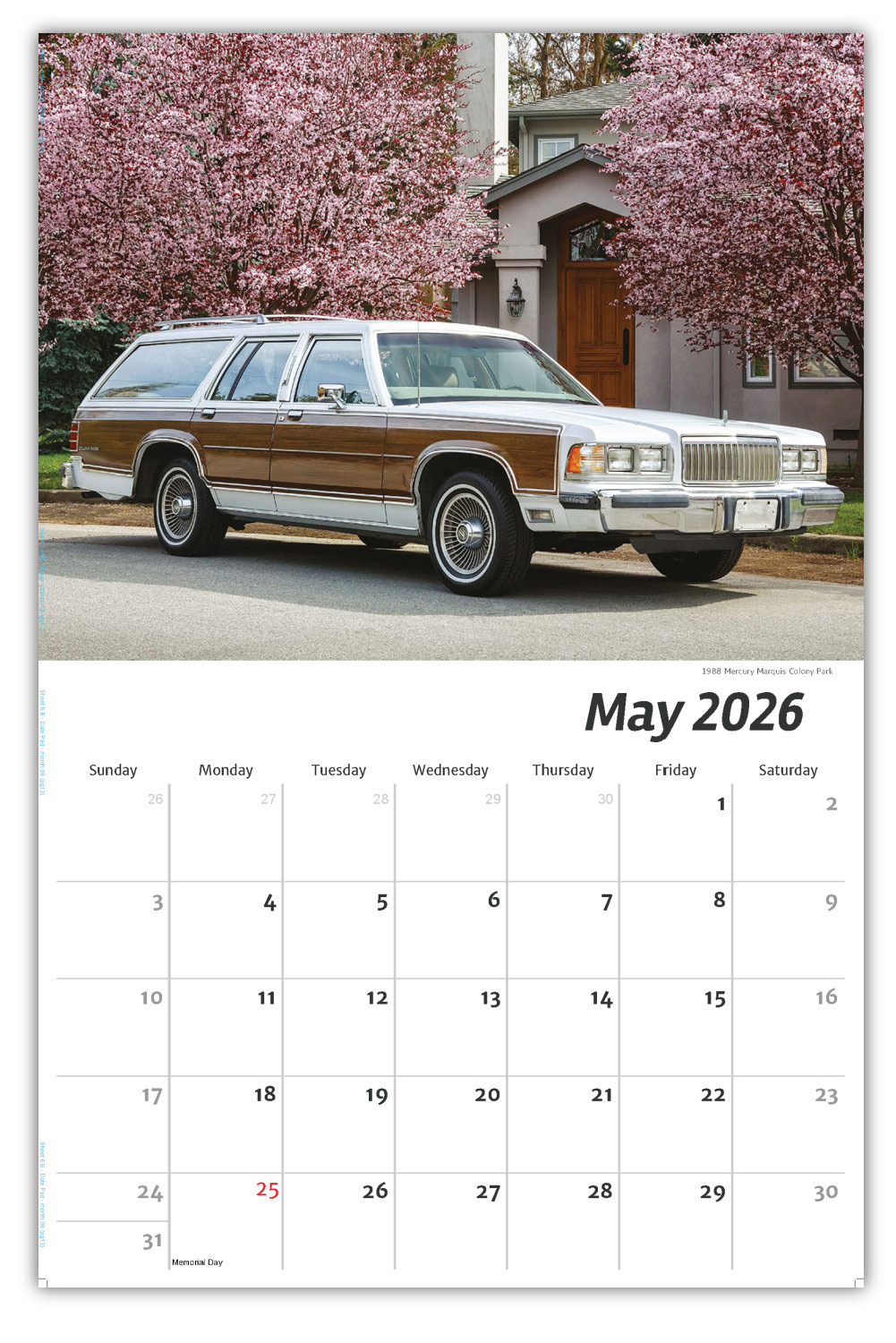2026 Henry's Heritage - FORD cars wall calendar