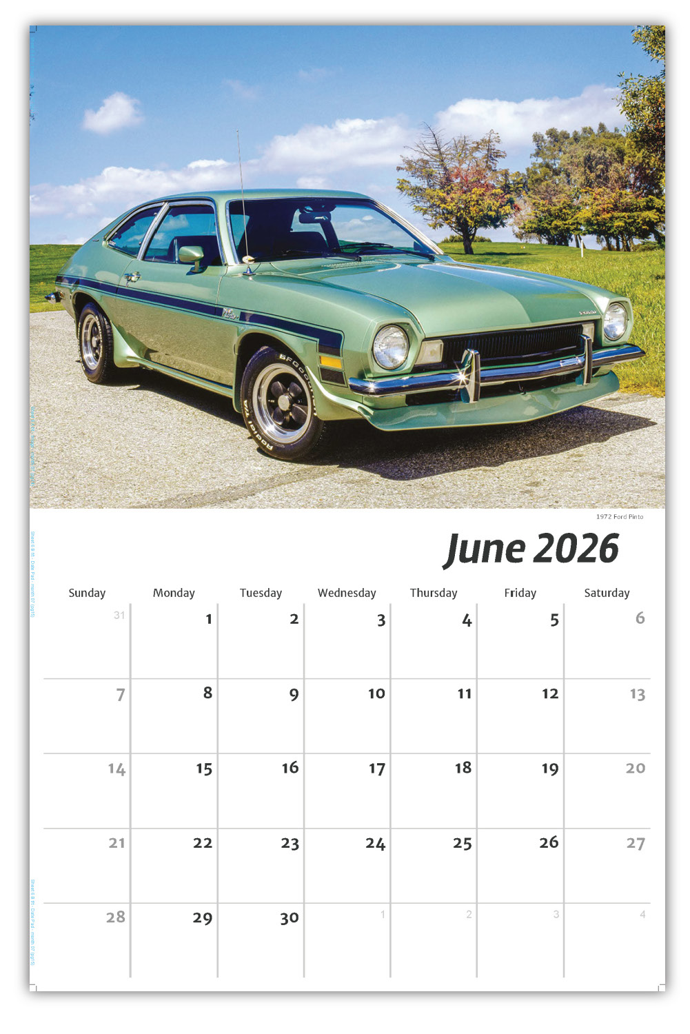 2026 Henry's Heritage - FORD cars wall calendar