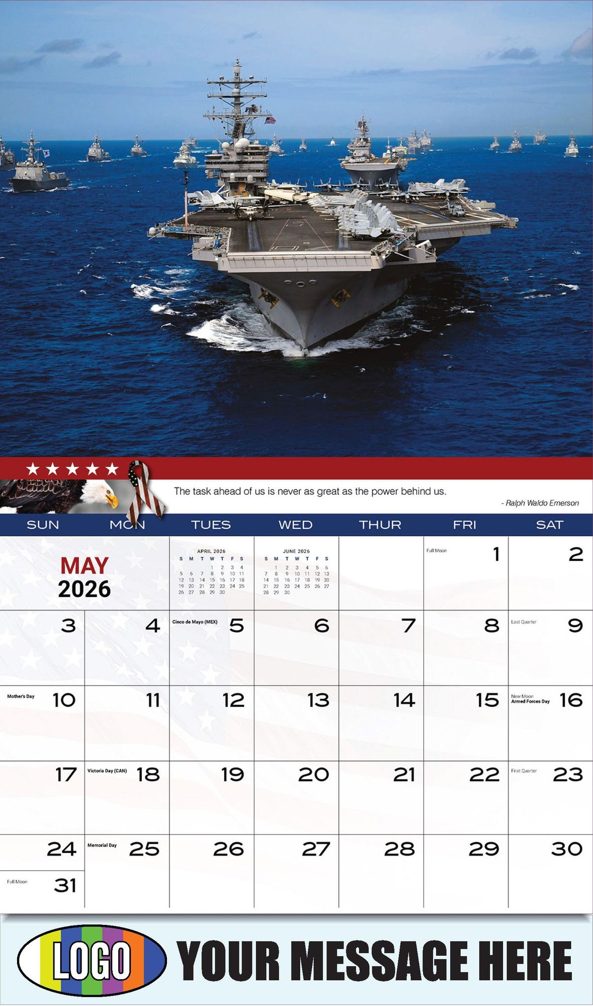 2026 Home of the Brave Business Promotional Calendar