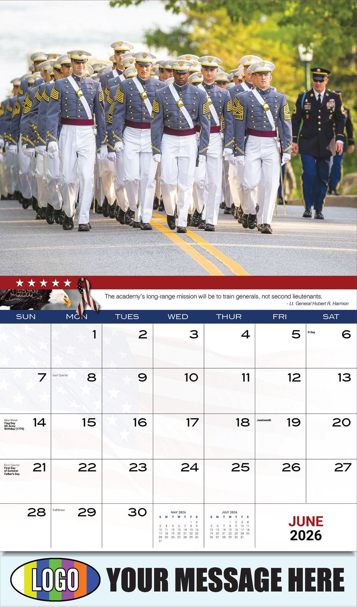 2026 Home of the Brave Business Promotional Calendar