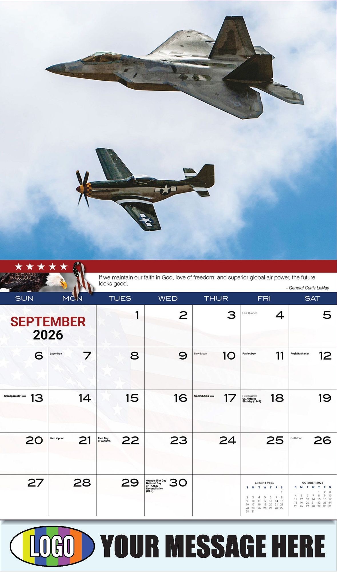 2026 Home of the Brave Business Promotional Calendar
