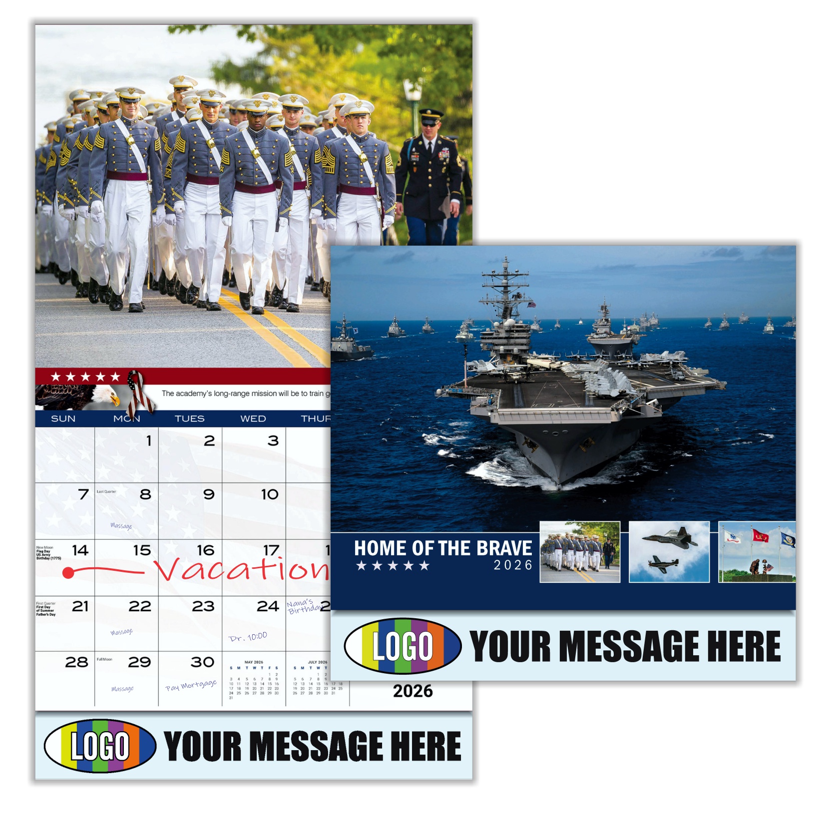 2026 Home of the Brave Business Promotional Calendar
