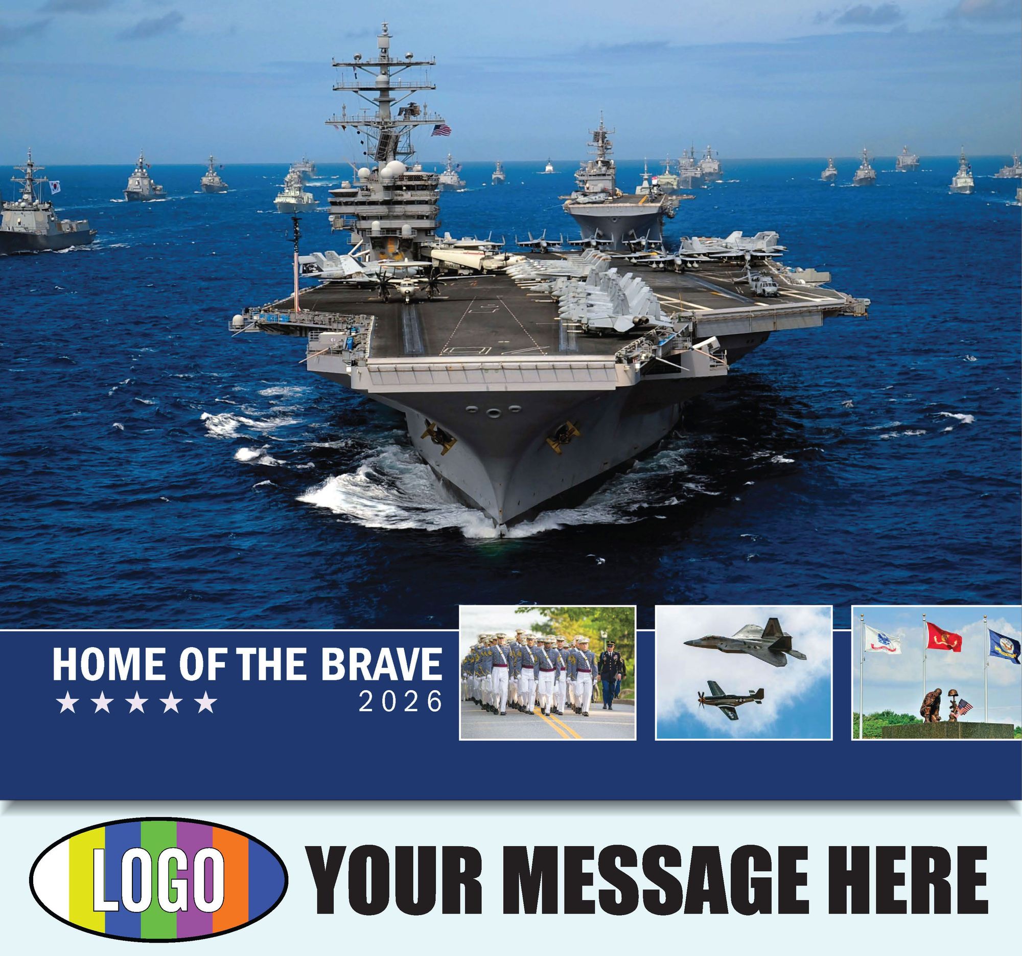 2026 Home of the Brave Business Promotional Calendar