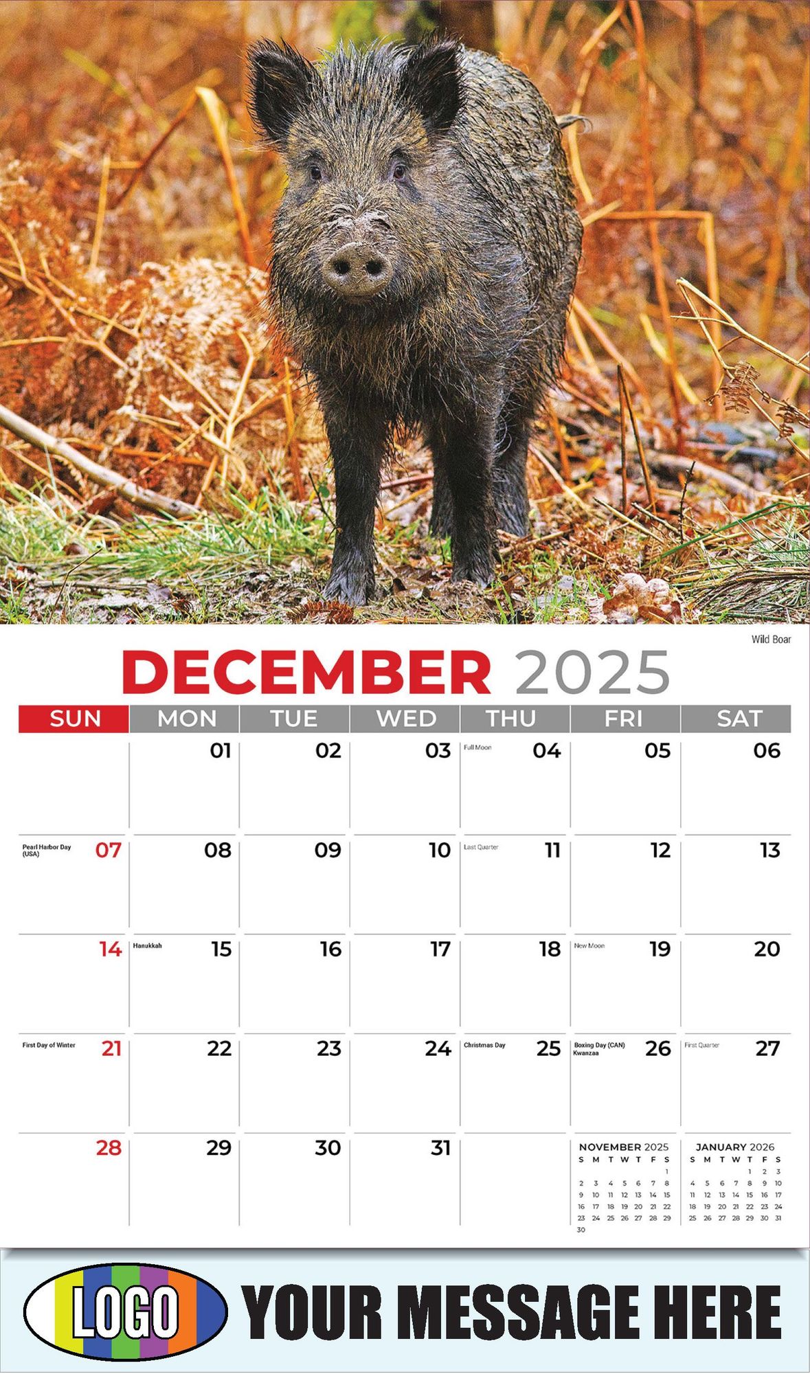2026 International Wildlife Business Promotional Calendar