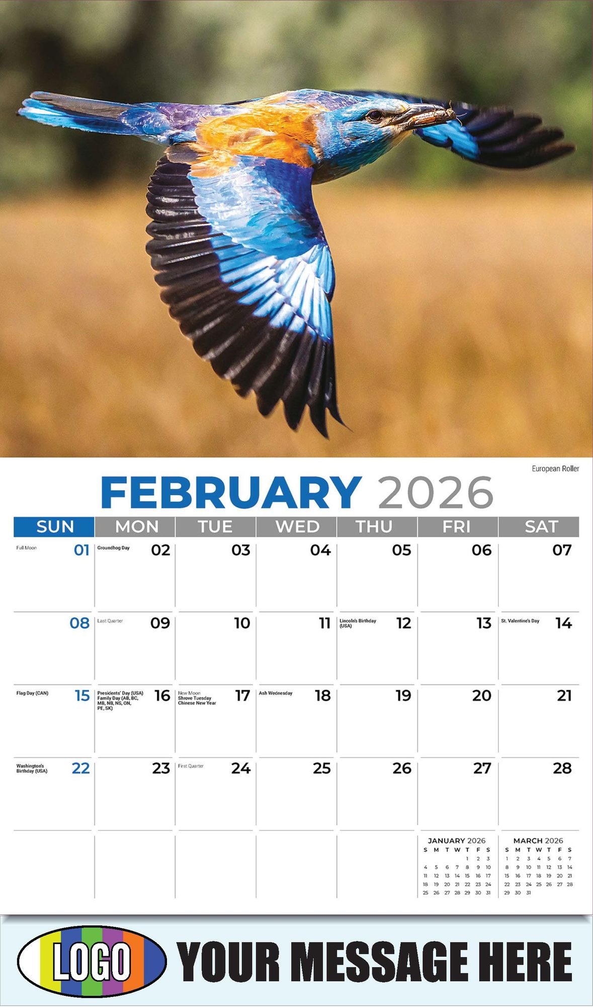 2026 International Wildlife Business Promotional Calendar