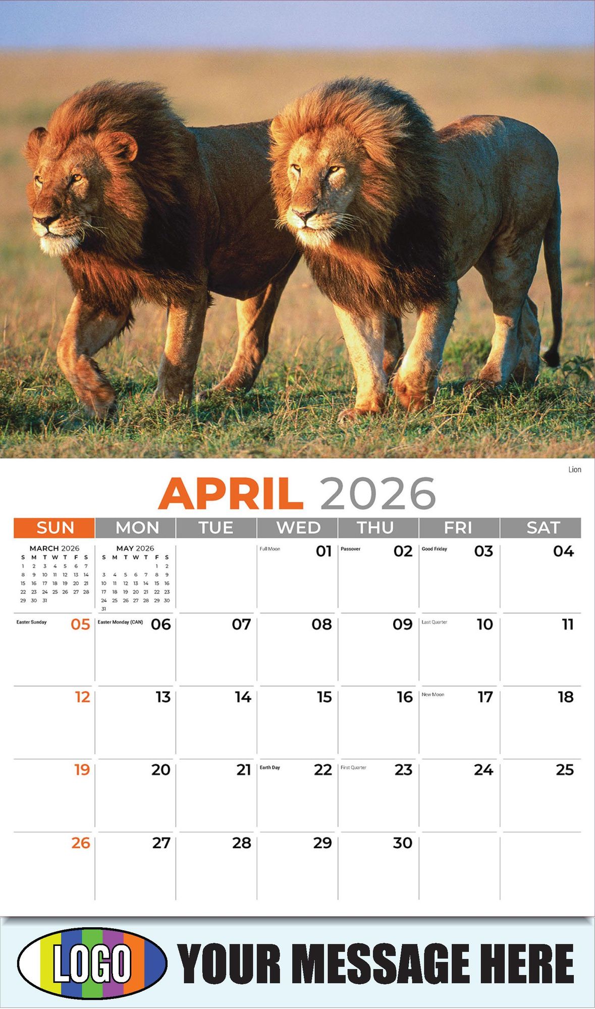 2026 International Wildlife Business Promotional Calendar