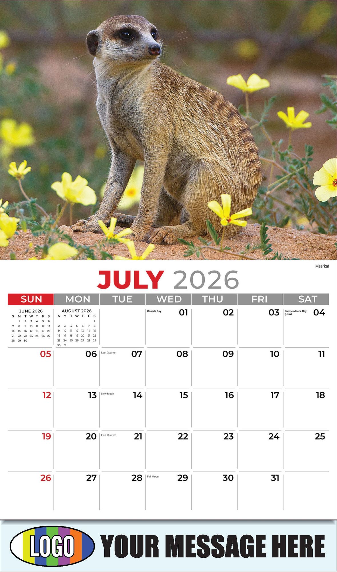 2026 International Wildlife Business Promotional Calendar