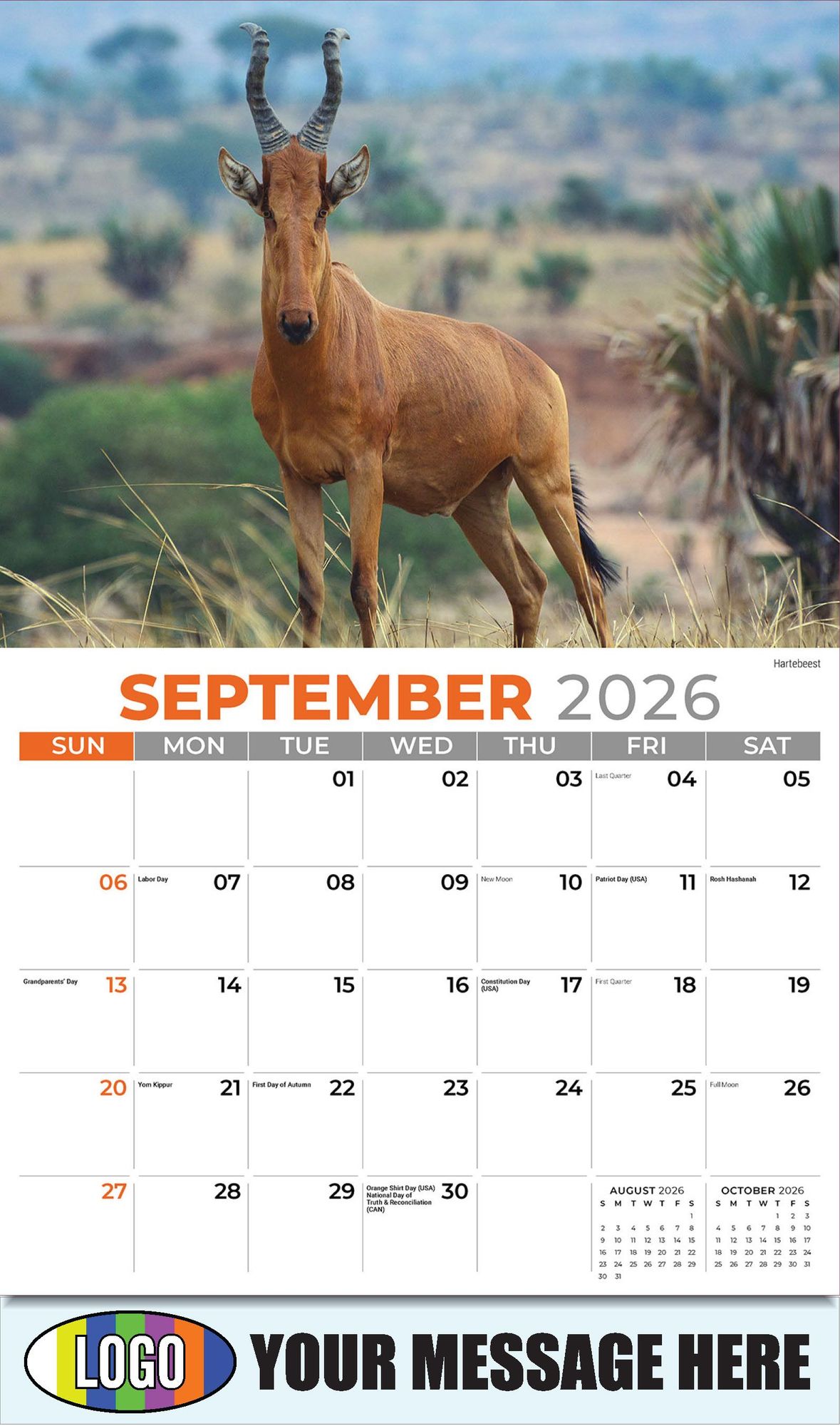 2026 International Wildlife Business Promotional Calendar