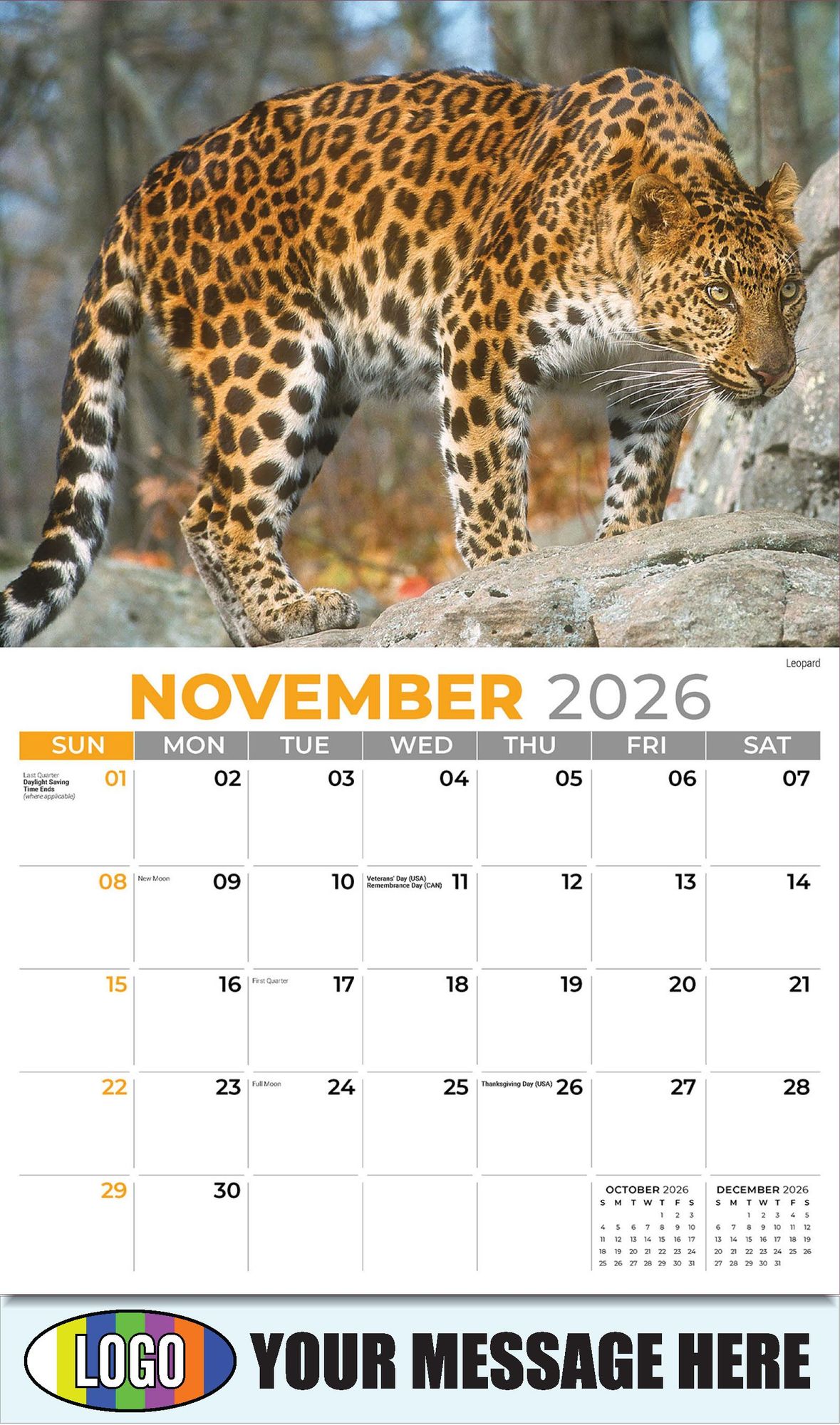2026 International Wildlife Business Promotional Calendar